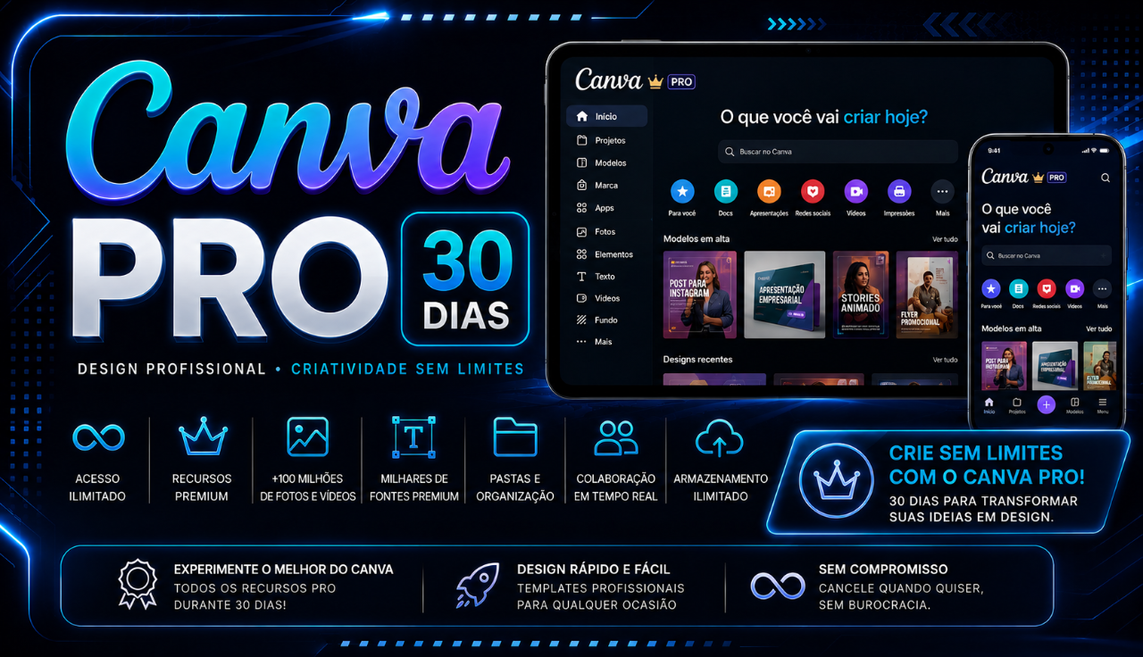 Canva Pro 30 dias